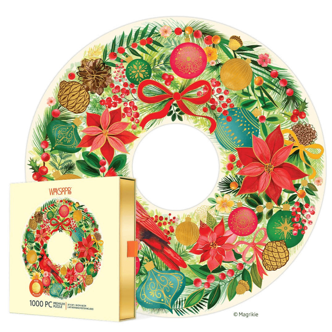 Holiday Wreath - Jigsaw Puzzle - WerkShoppe