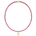 Hope Classic Signature Gold Cross Charm Bracelet - Pink Champagne - Enewton