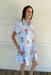 J. Marie Hunter Ruffle Button Up Dress - J. Marie Collections