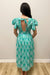 J. Marie Mayci Bow Sleeve Midi Dress - J. Marie Collections
