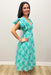 J. Marie Mayci Bow Sleeve Midi Dress - J. Marie Collections