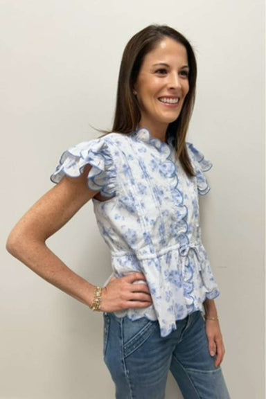 J. Marie Nicole Scalloped Top - J. Marie Collections