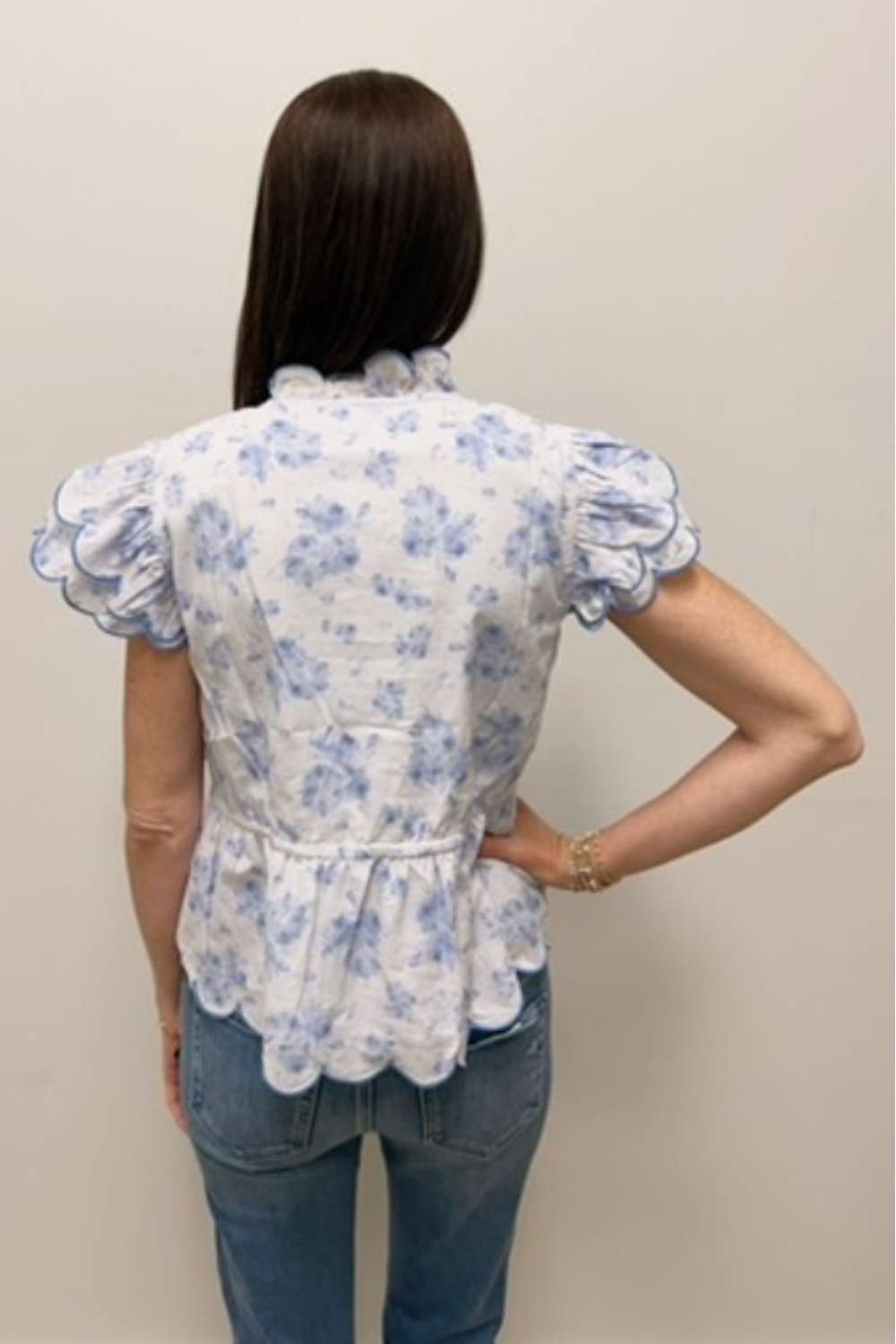 J. Marie Nicole Scalloped Top - J. Marie Collections