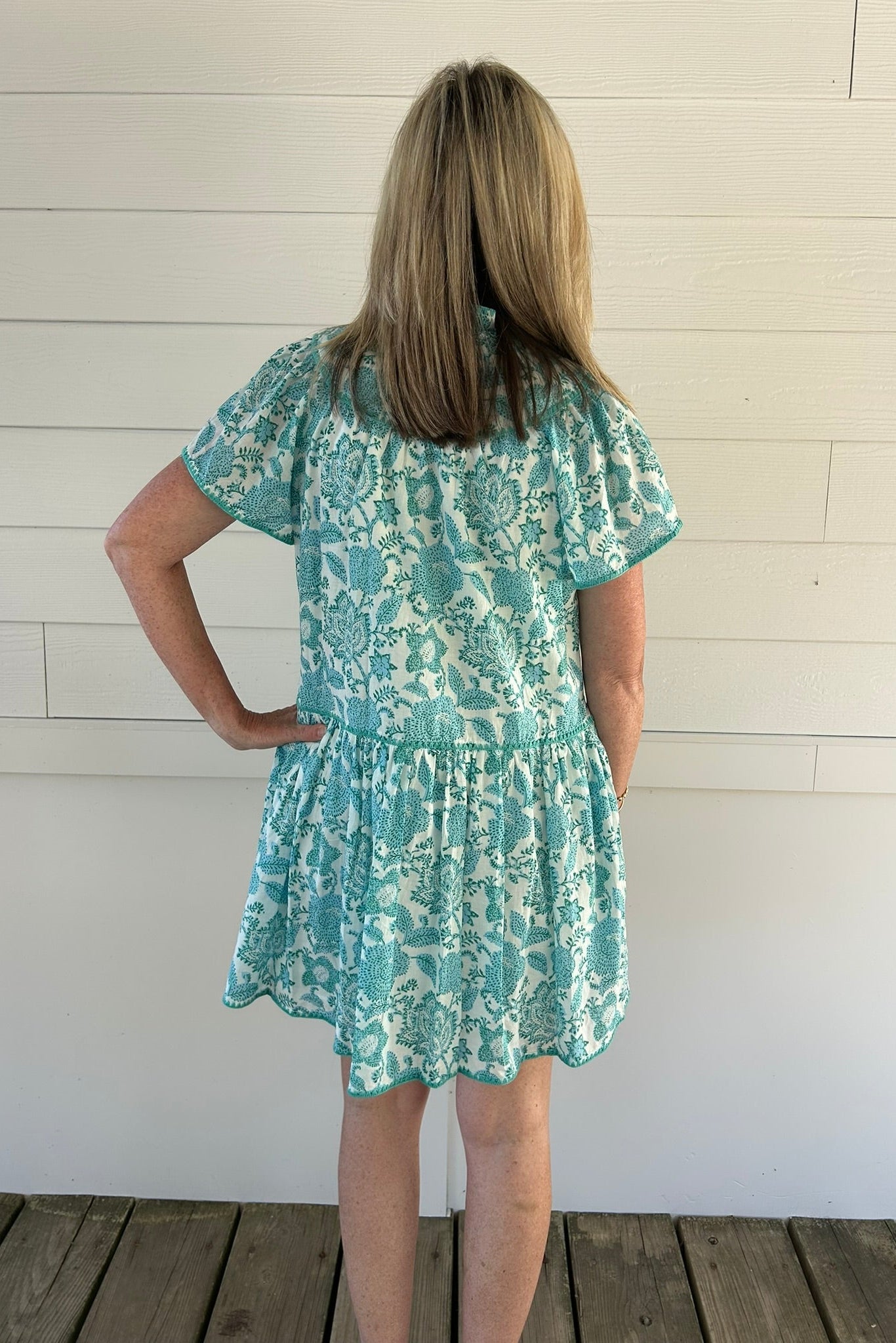 J. Marie Nina V-Neck Dress - J. Marie Collections