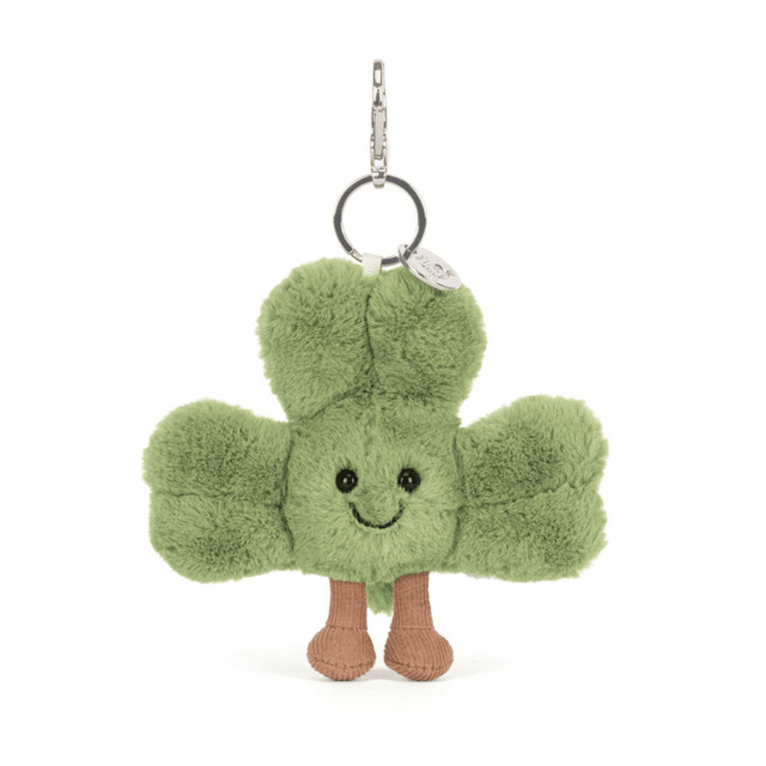 Jellycat Amuseables Siofra Shamrock Bag Charm - Jellycat