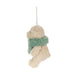 Jellycat Bartholomew Bear Jr. holiday decoration, another angle
