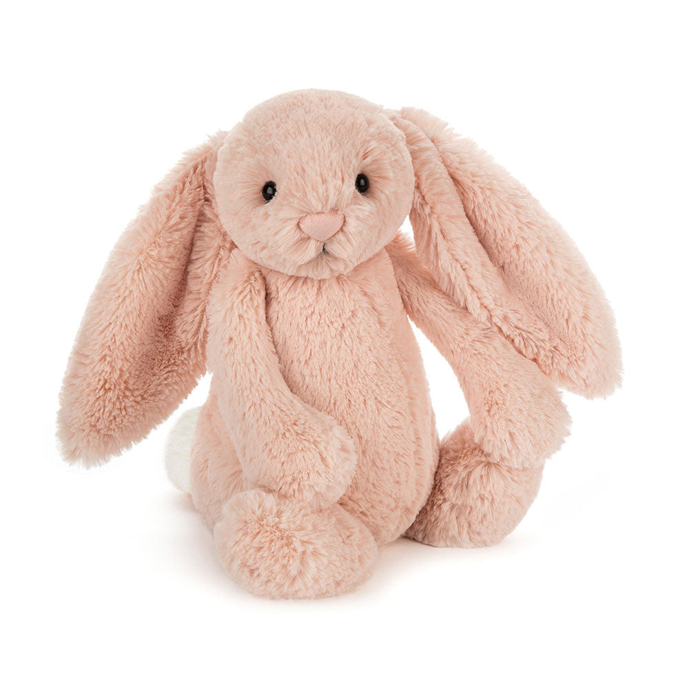 Jellycat Bashful Blush Bunny, soft rose pink bunny