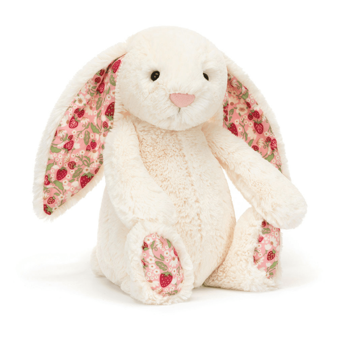Jellycat Blossom Cream Bunny - Berry/Cream - Jellycat
