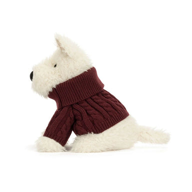 Jellycat Munro Scottie Dog Winter Jumper - Jellycat