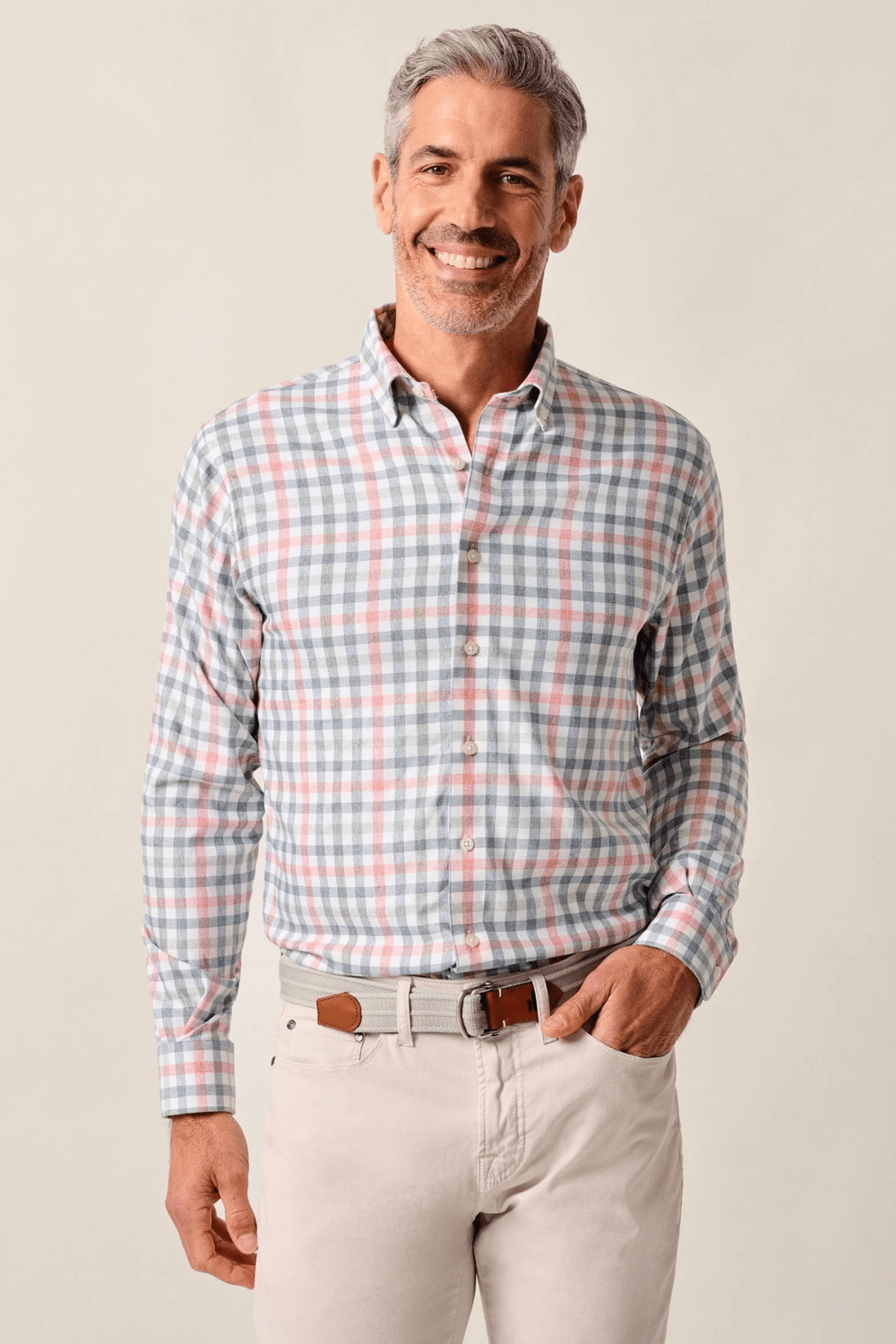 Johnnie - O Callum Button Down - Navy - Johnnie - O