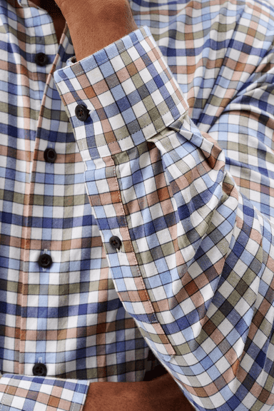 Johnnie-O Cedar Check Buttondown- Sailor - Johnnie-O