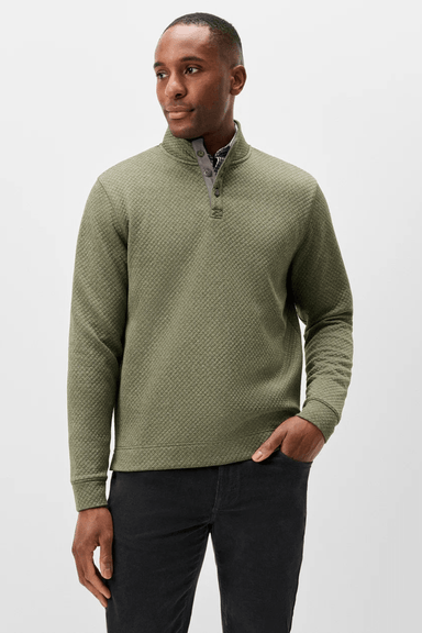 Johnnie-O Rockwells Pullover- Forest - Johnnie-O