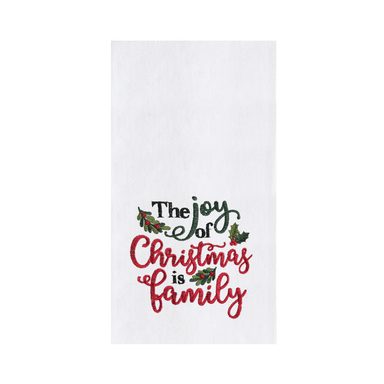 Joy Of Christmas Towel - C&F Enterprise