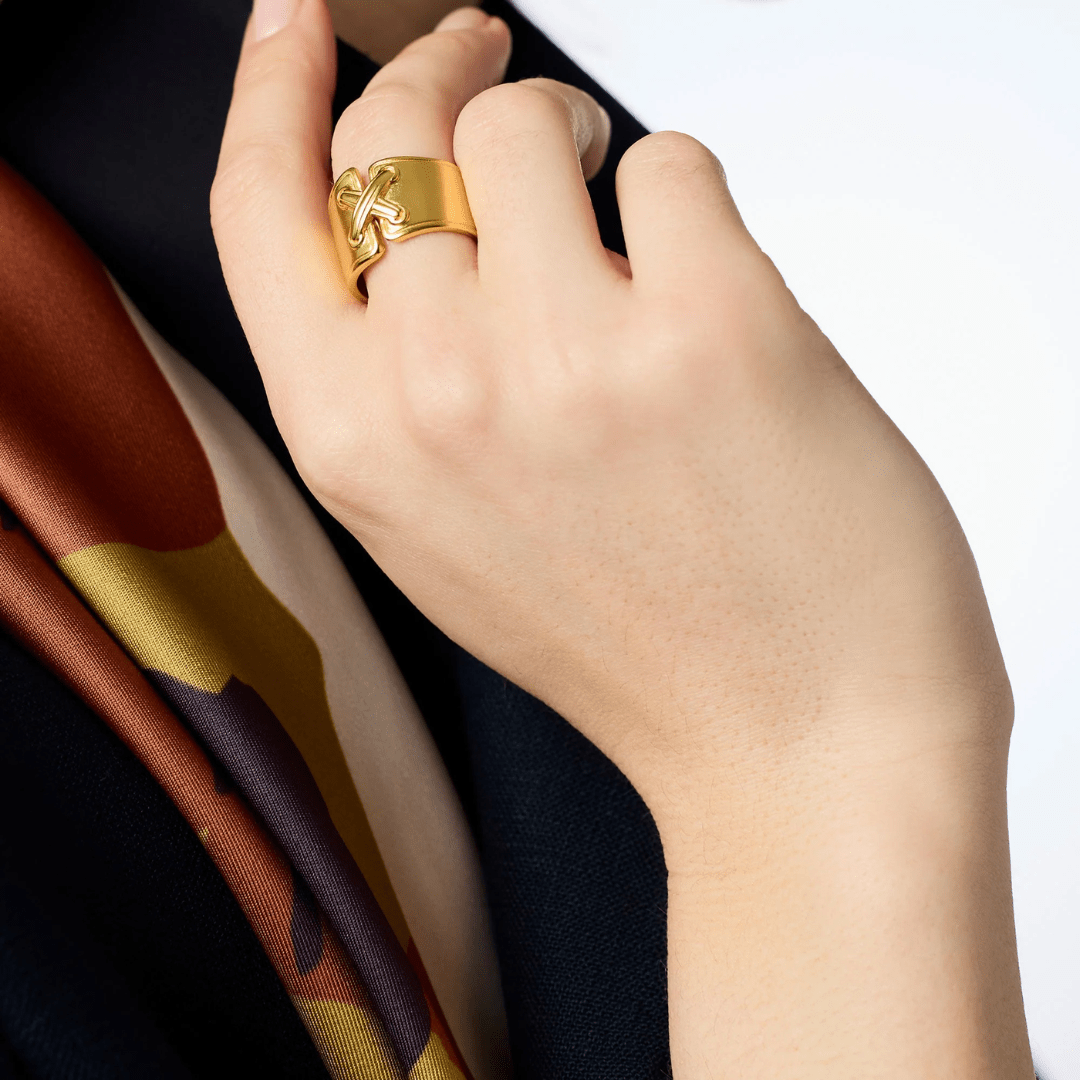 Julie Vos Essex Ring- Gold - Julie Vos