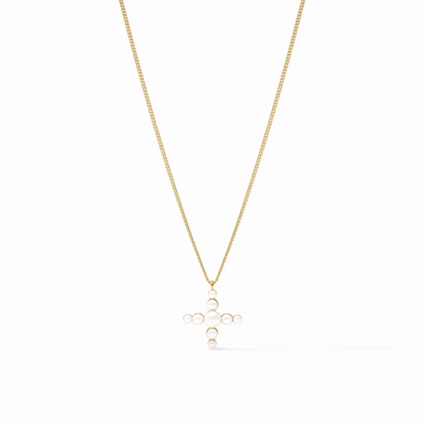 Julie Vos Gumdrop Cross Delicate Necklace - Julie Vos
