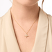Julie Vos Gumdrop Cross Delicate Necklace - Julie Vos