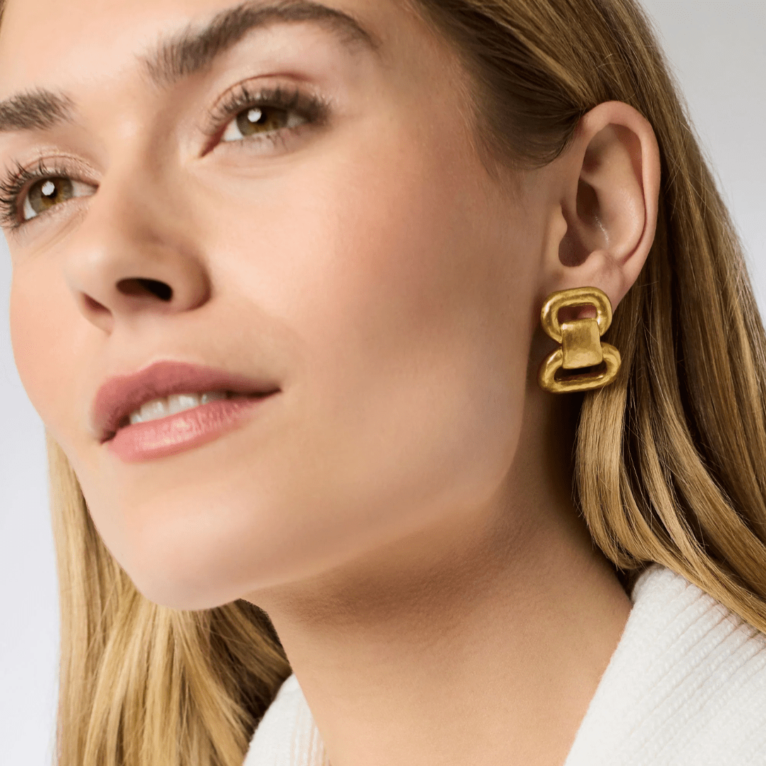 Julie Vos Sahara Midi Earrings- Gold - Julie Vos