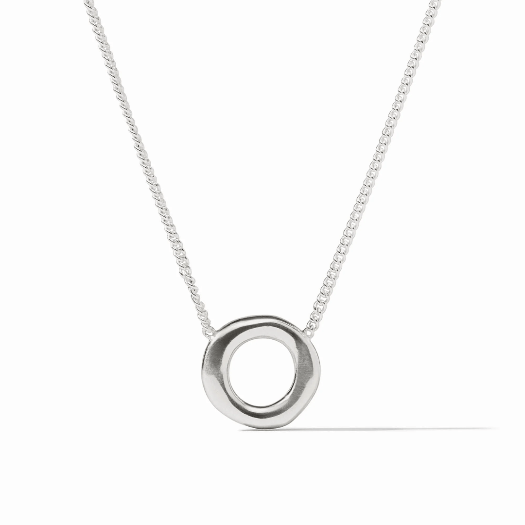 Julie Vos Wave Circle Delicate Necklace - Julie Vos