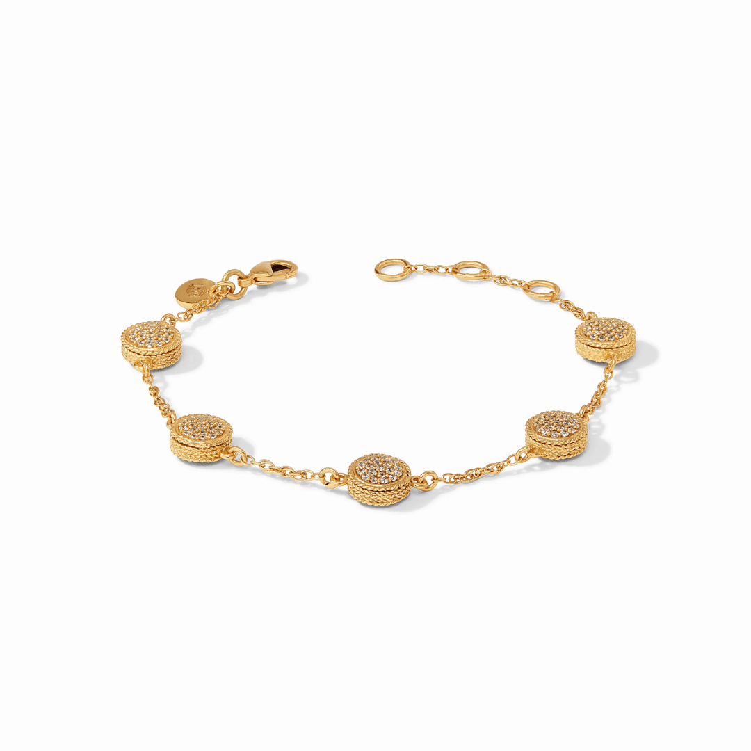 Julie Vos Windsor Delicate Bracelet- Pave Cubic Zirconia - Julie Vos