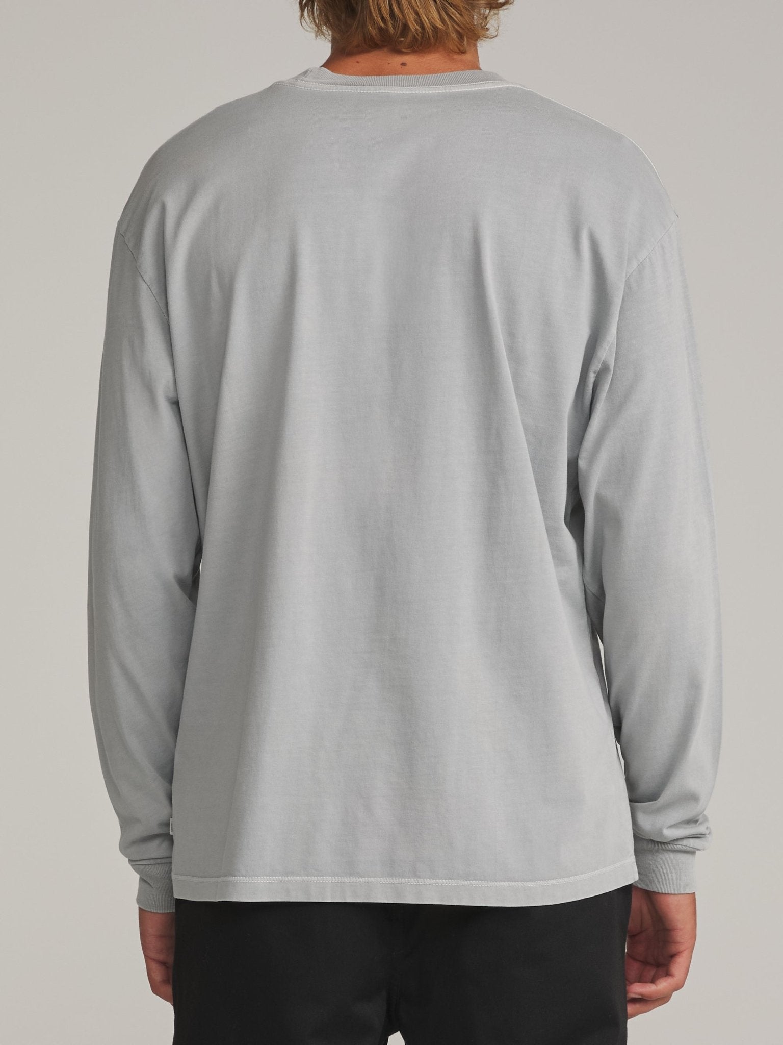 Katin Base Long Sleeve Tee - Grey Blue Vintage Wash - Katin