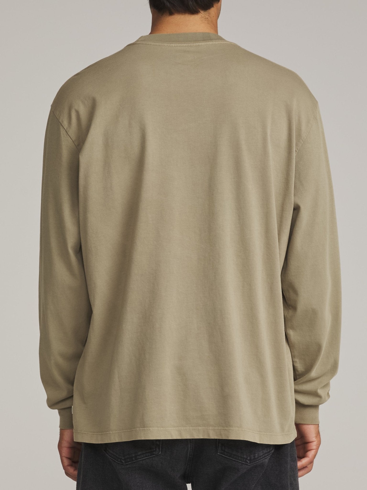 Katin Base Long Sleeve Tee - Olive Vintage Wash - Katin