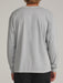 Back view of the faded gray blue Katin Base long sleeve tee on a model