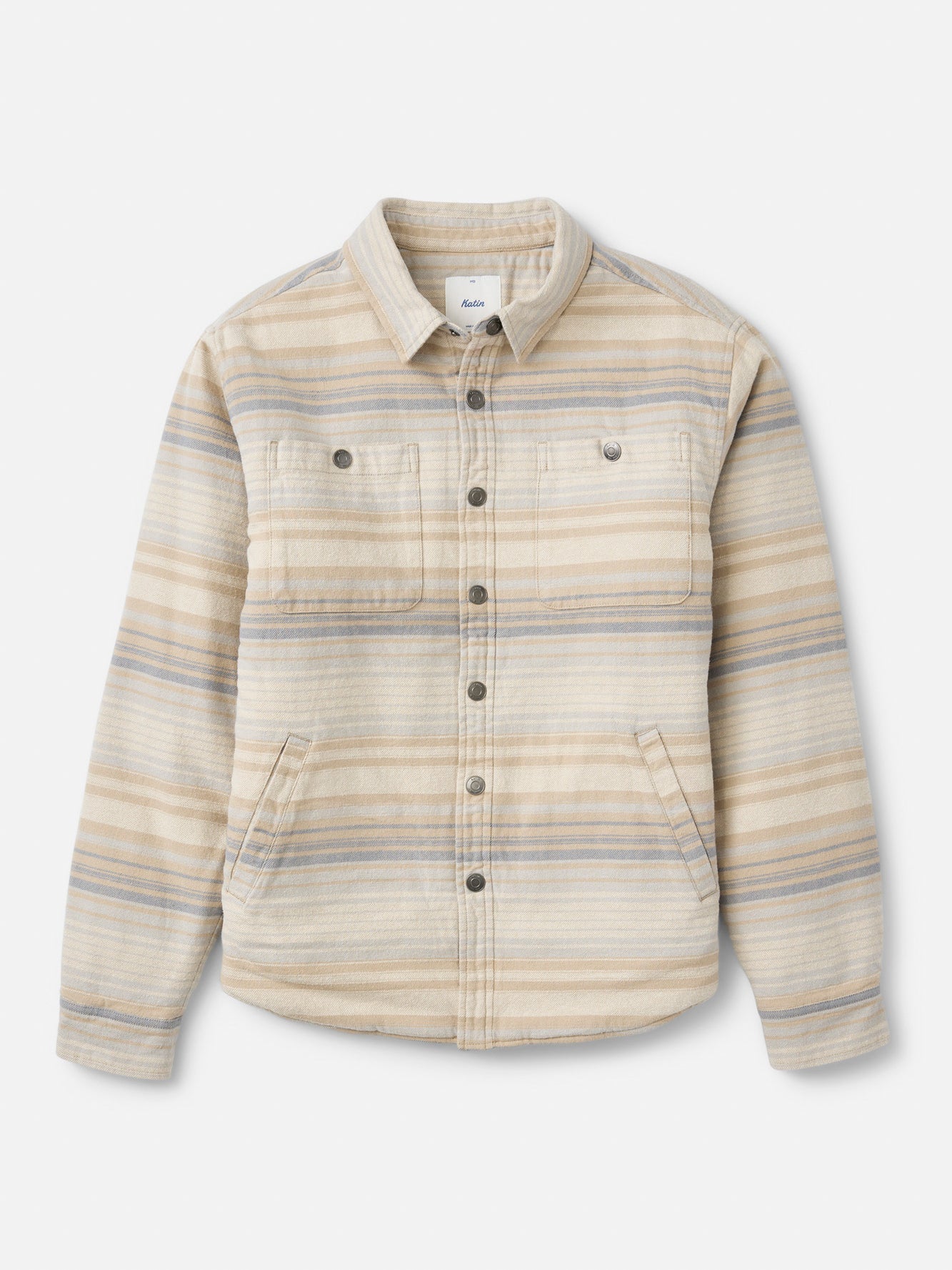 Katin Harold Stripe Shirt Jacket- Sand - Katin