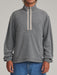 Man wearing the charcoal gray Katin Nelson quarter-zip fleece, front view