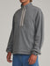 Man wearing the charcoal gray Katin Nelson quarter-zip fleece, side view