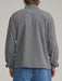 Back view of the charcoal gray Katin Nelson quarter-zip fleece on a model