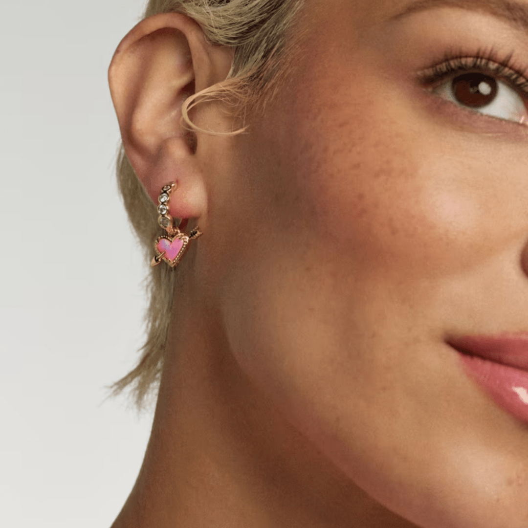 Kendra Scott Ari Heart Arrow Huggie Earrings - Kendra Scott