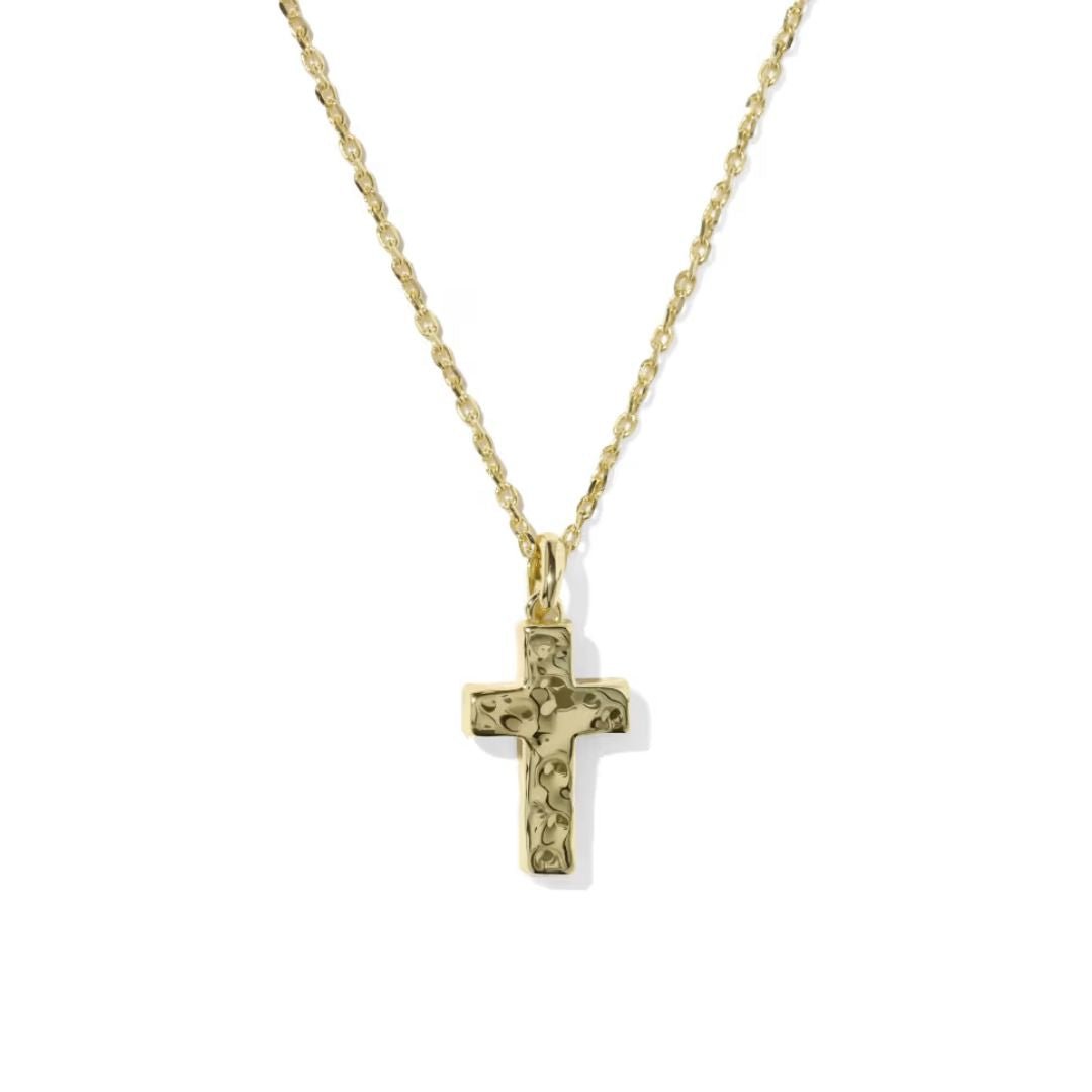 Kendra Scott Cross Pendant Necklace - Gold - Kendra Scott