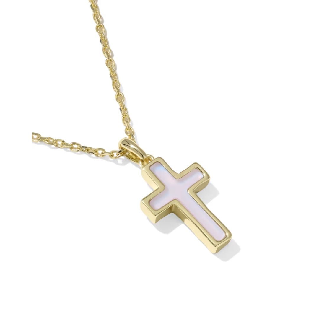 Kendra Scott Cross Pendant Necklace - Gold - Kendra Scott