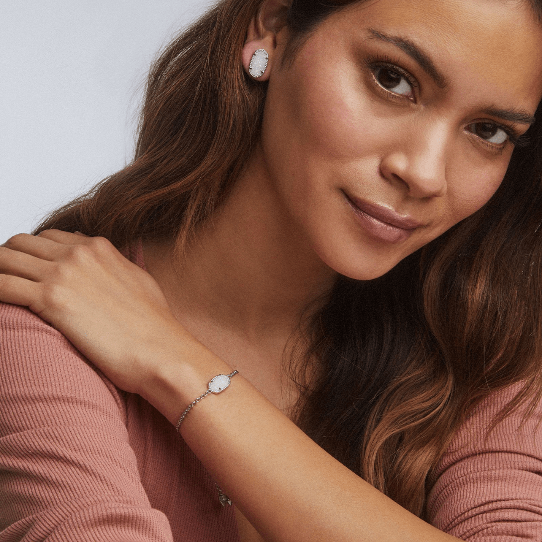 Kendra Scott Elaina Drusy Bracelet - Rhodium - Kendra Scott