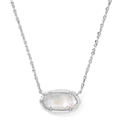 Kendra Scott Elisa Bow Necklace - Silver - Kendra Scott