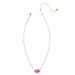 Kendra Scott Elisa Color Burst Frame Necklace - Gold - Kendra Scott