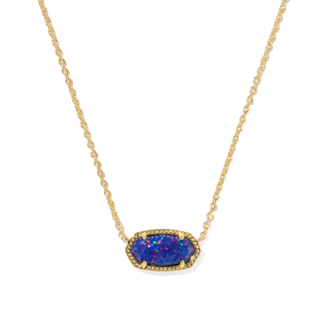 Kendra Scott Elisa Kyocera Opal Necklace - Gold - Kendra Scott
