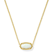 Kendra Scott Elisa Short Pendant Necklace - Gold - Kendra Scott