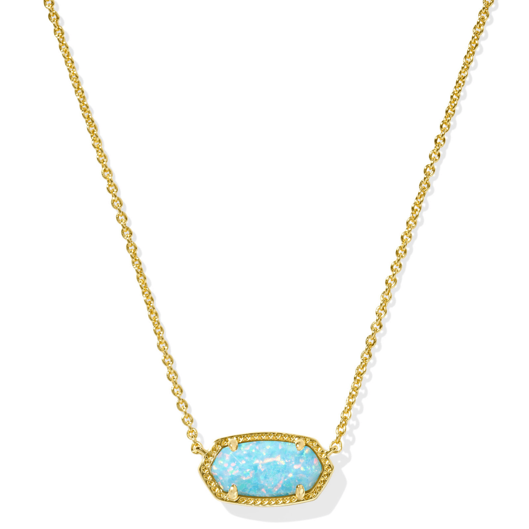 Kendra Scott Elisa Short Pendant Necklace - Gold - Kendra Scott