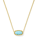 Kendra Scott Elisa Short Pendant Necklace - Gold - Kendra Scott
