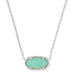 Kendra Scott Elisa Silver Necklace in Mint Iridescent Abalone - Kendra Scott
