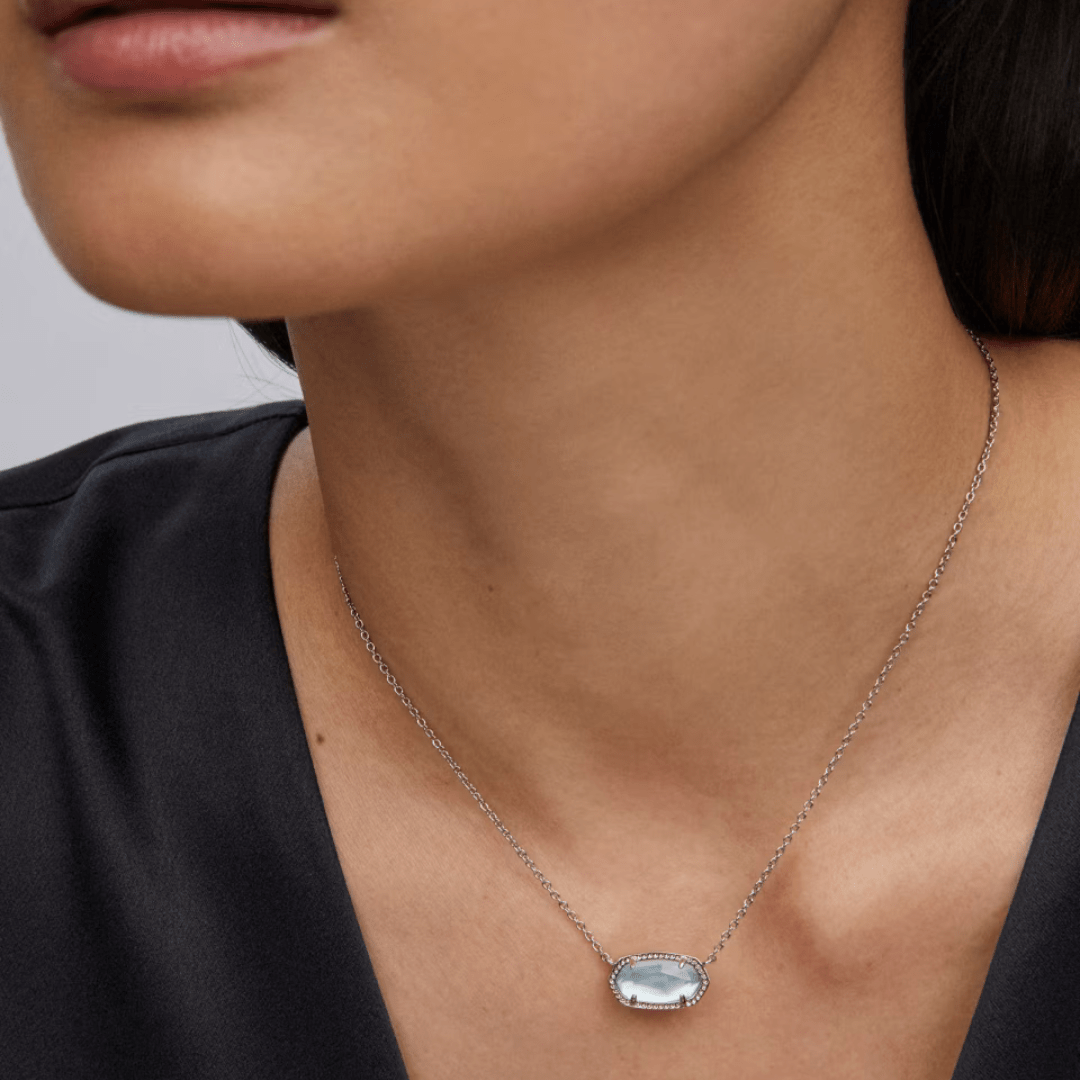 Kendra Scott Elisa Silver Pendant Necklace - Kendra Scott