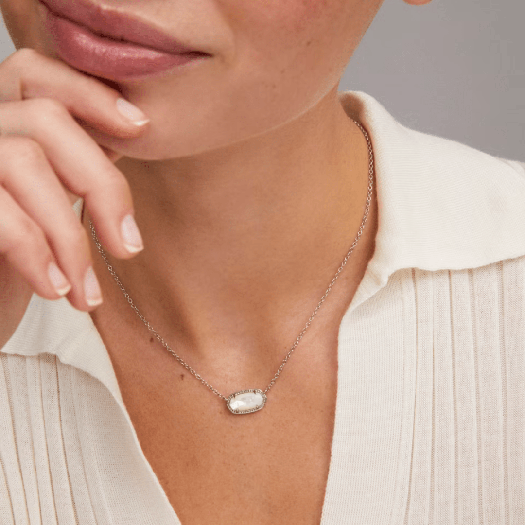 Kendra Scott Elisa Silver Pendant Necklace - Kendra Scott