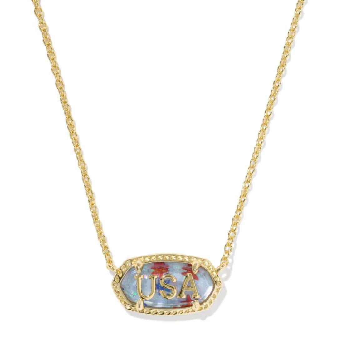 Kendra Scott Elisa USA Necklace in Red, White, Blue Star - Kendra Scott