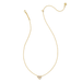 Kendra Scott Framed Ari Heart Necklace - Gold - Kendra Scott