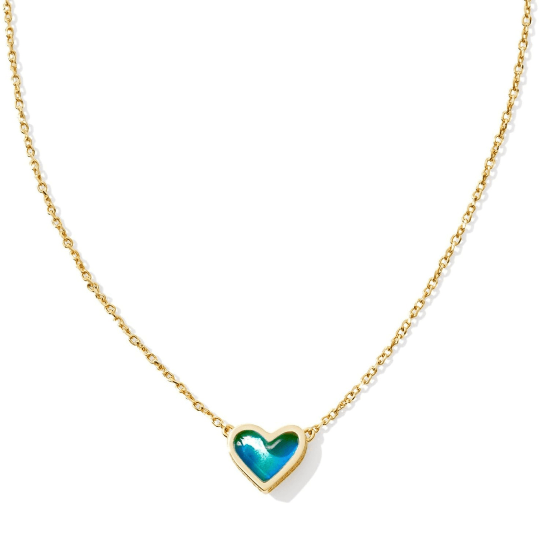 Kendra Scott Framed Ari Heart Necklace - Gold - Kendra Scott