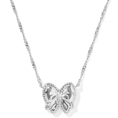 Kendra Scott Haley Bow Necklace - Silver - Kendra Scott