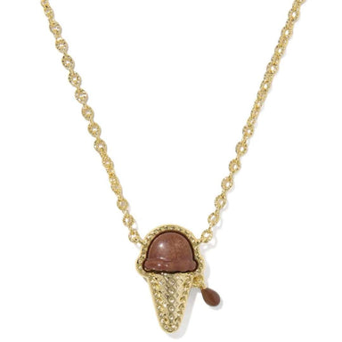 Kendra Scott Ice Cream Gold Pendant Necklace - Kendra Scott