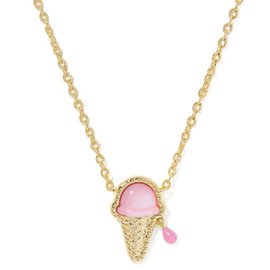 Kendra Scott Ice Cream Gold Pendant Necklace - Kendra Scott