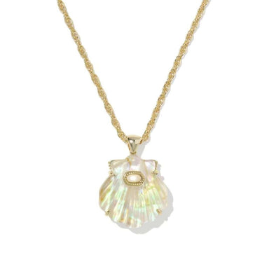 Kendra Scott Lucia Shell Gold Necklace - Kendra Scott